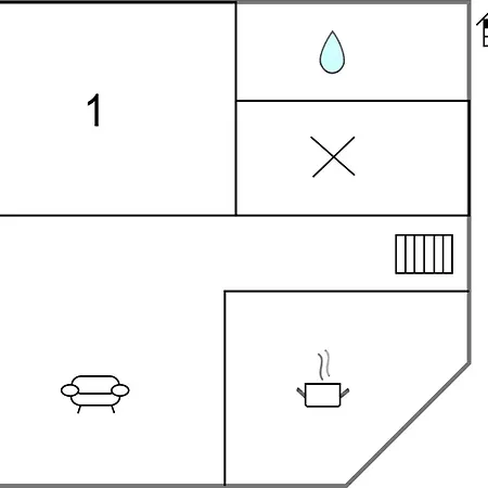 1 Bedroom Awesome In شقة لوكا